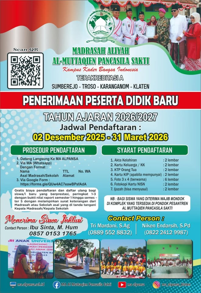 PENERIMAAN PESERTA DIDIK BARU